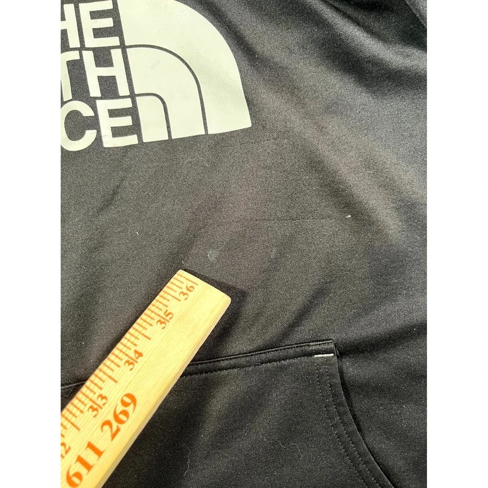 The North Face Hoodie Mens Medium Black Graphic Logo‎ Hooded Active Casual
